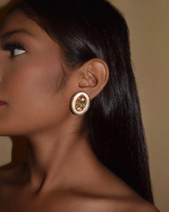 OVALINE STUDS - GOLD
