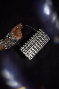 THE GLASS BAG (attached drawstring pouch)