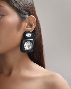 PADDY EARRINGS - BLACK