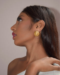 BLING SPHERE STUDS - GOLD