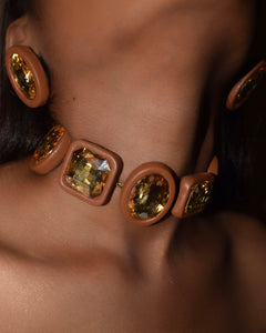 AURORA CHOKER - TAN