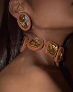 AURORA CHOKER - TAN