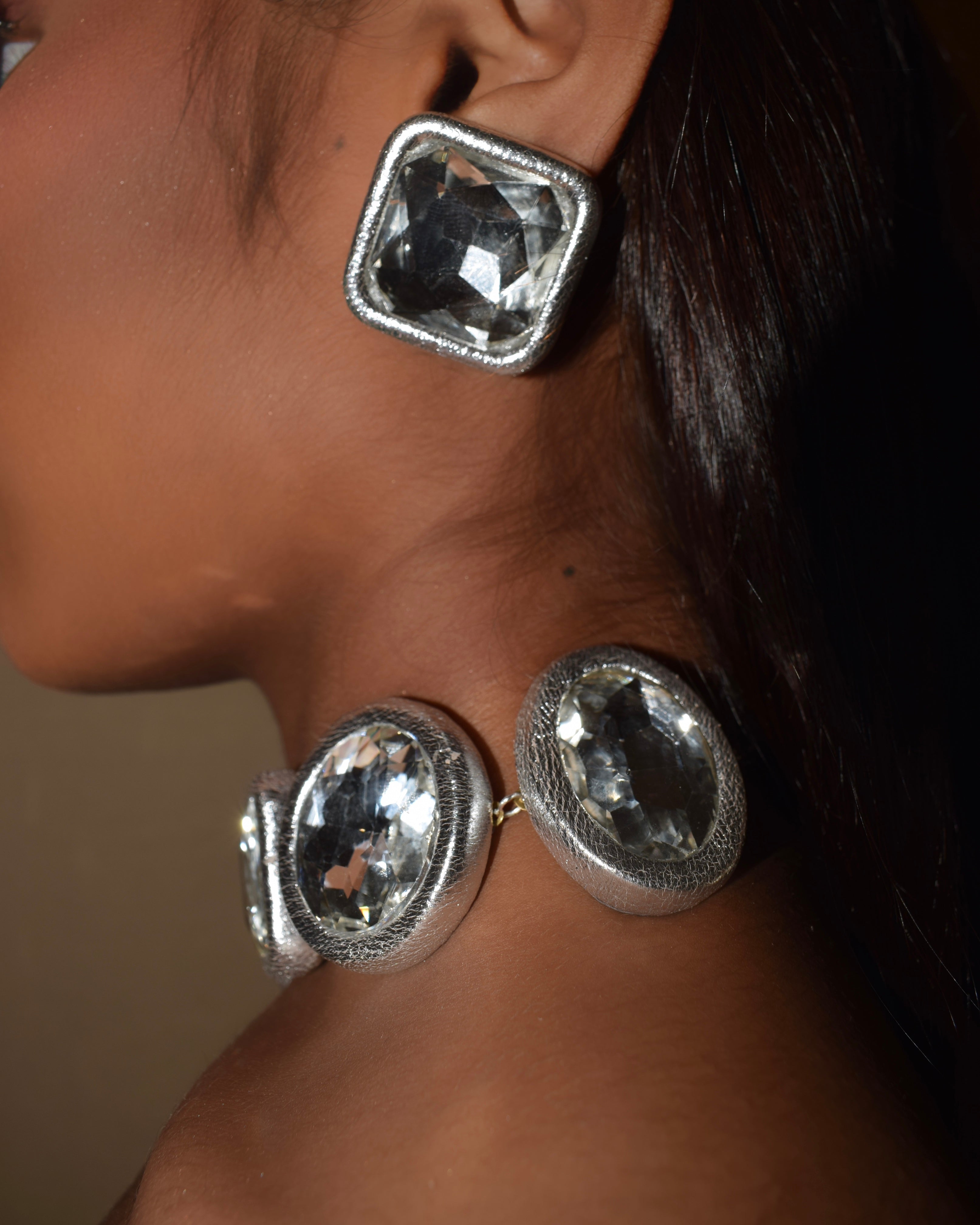 AURORA STUDS - SILVER
