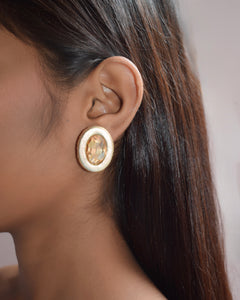 OVALINE STUDS - GOLD