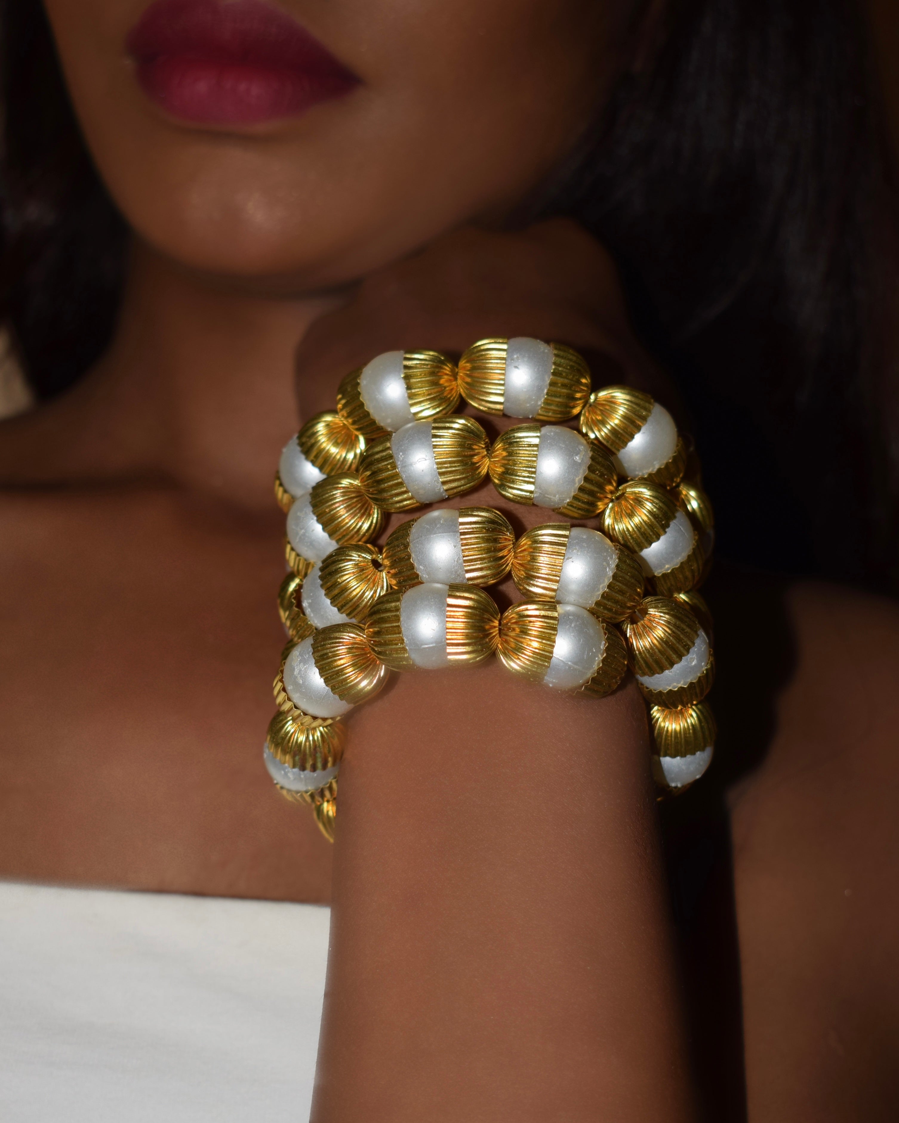 GOLD PEARL BRACELET