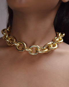 METALLIC LINK NECKLACE