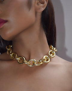 METALLIC LINK NECKLACE